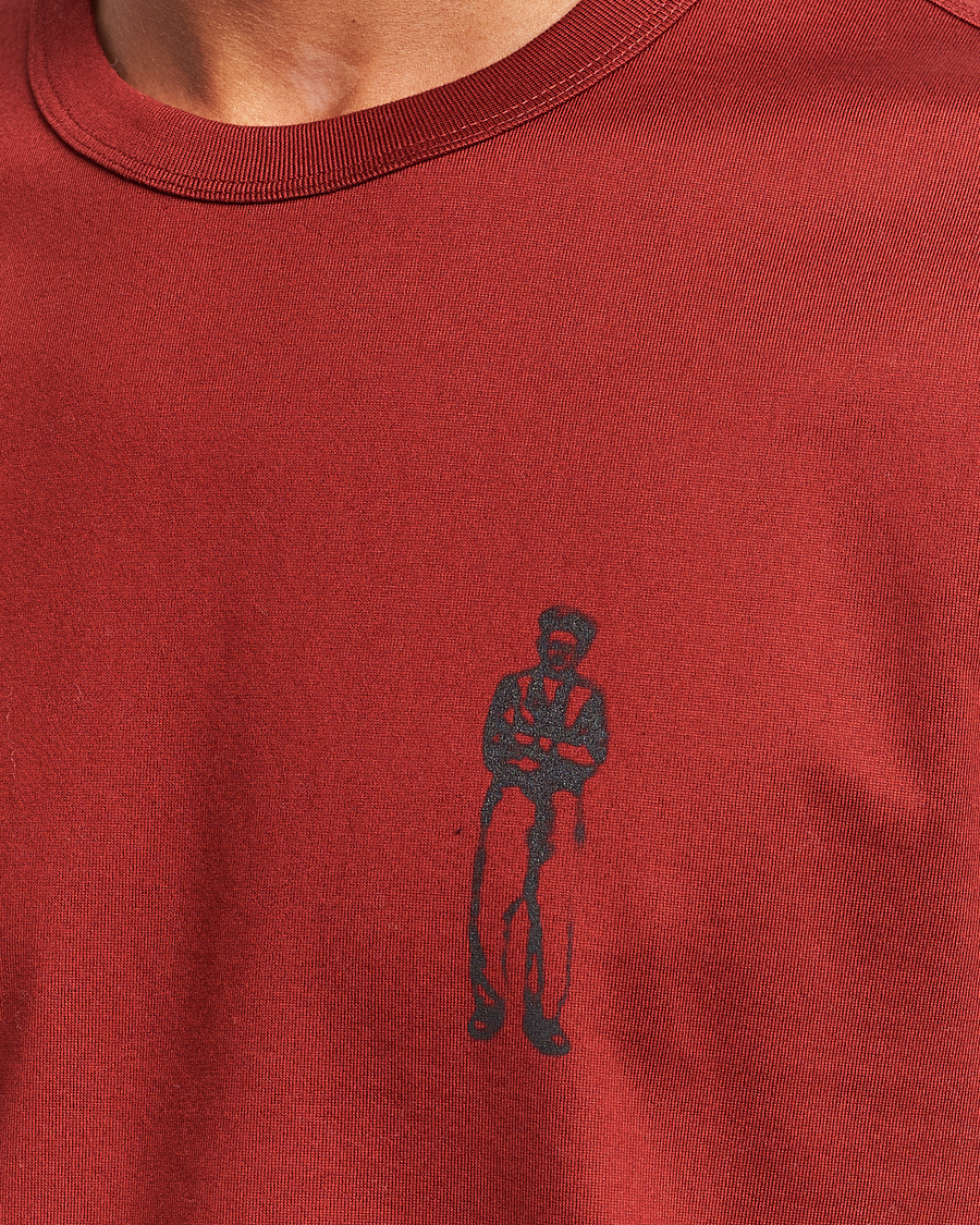 Mies | T-paidat | C.P. Company | Mercerized Jersey Logo T-Shirt Wine