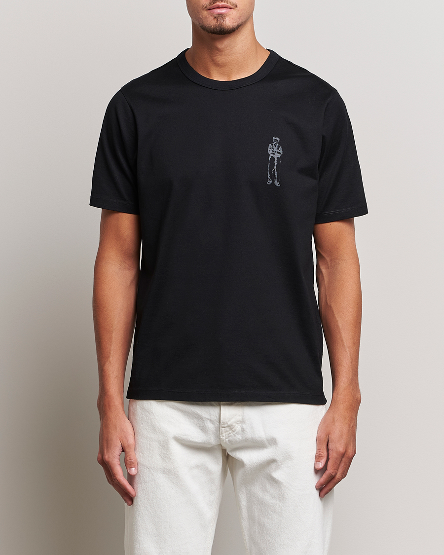 Mies |  | C.P. Company | Mercerized Jersey Logo T-Shirt Black