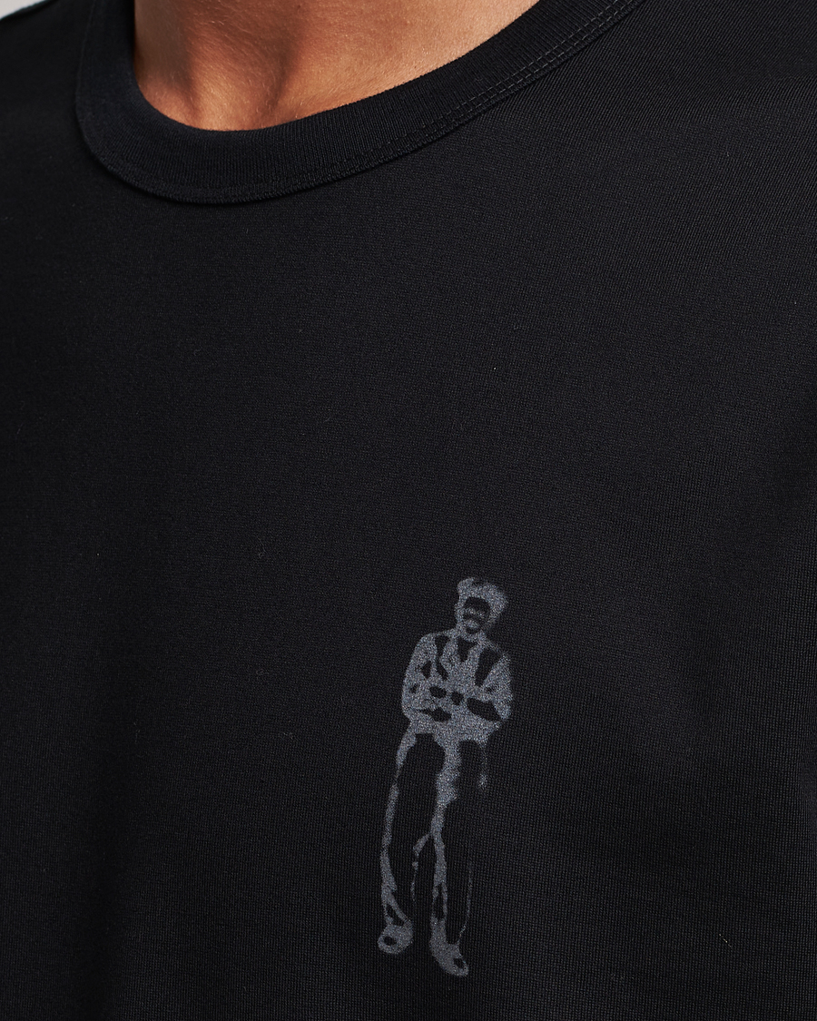 Mies | T-paidat | C.P. Company | Mercerized Jersey Logo T-Shirt Black