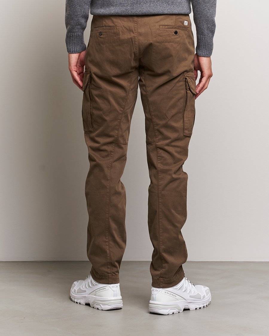 Mies | Housut | C.P. Company | Stretch Satin Lens Cargo Pants Light Brown