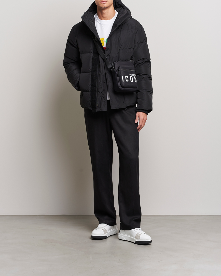 Mies | Takit | Dsquared2 | Bomber Puffer Jacket Black