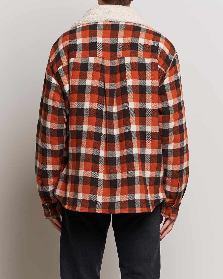 Mies | Takit | Dsquared2 | Flannel Check Wool Jacket Rust/Blue