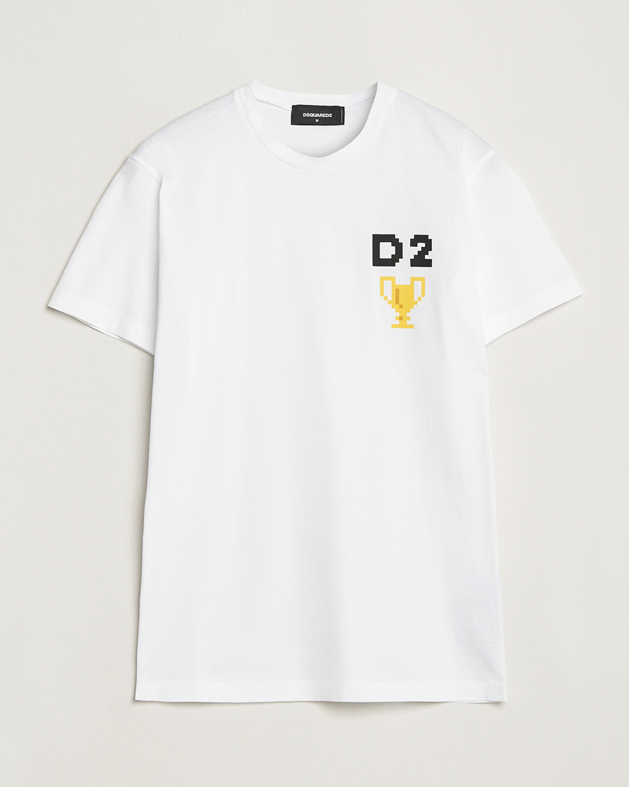 Mies |  | Dsquared2 | Cool Fit Trophy Tee White