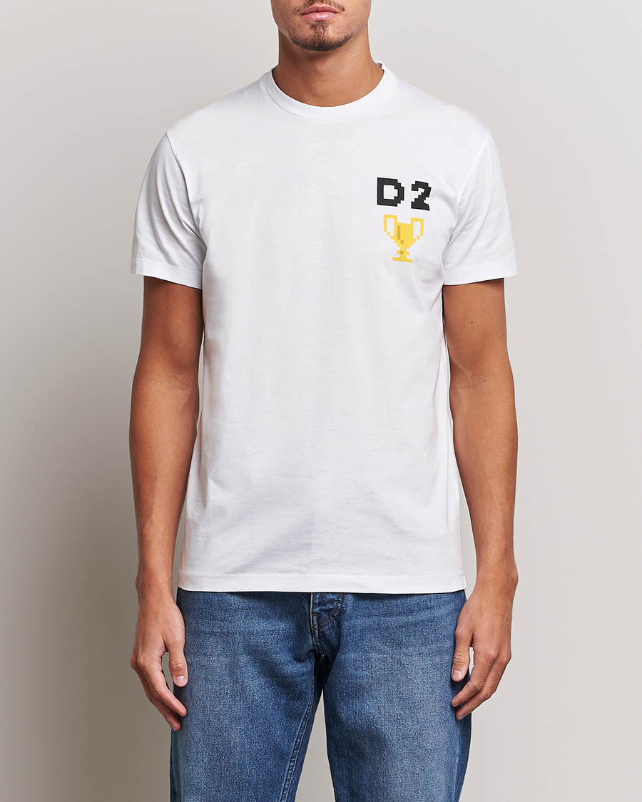 Mies |  | Dsquared2 | Cool Fit Trophy Tee White