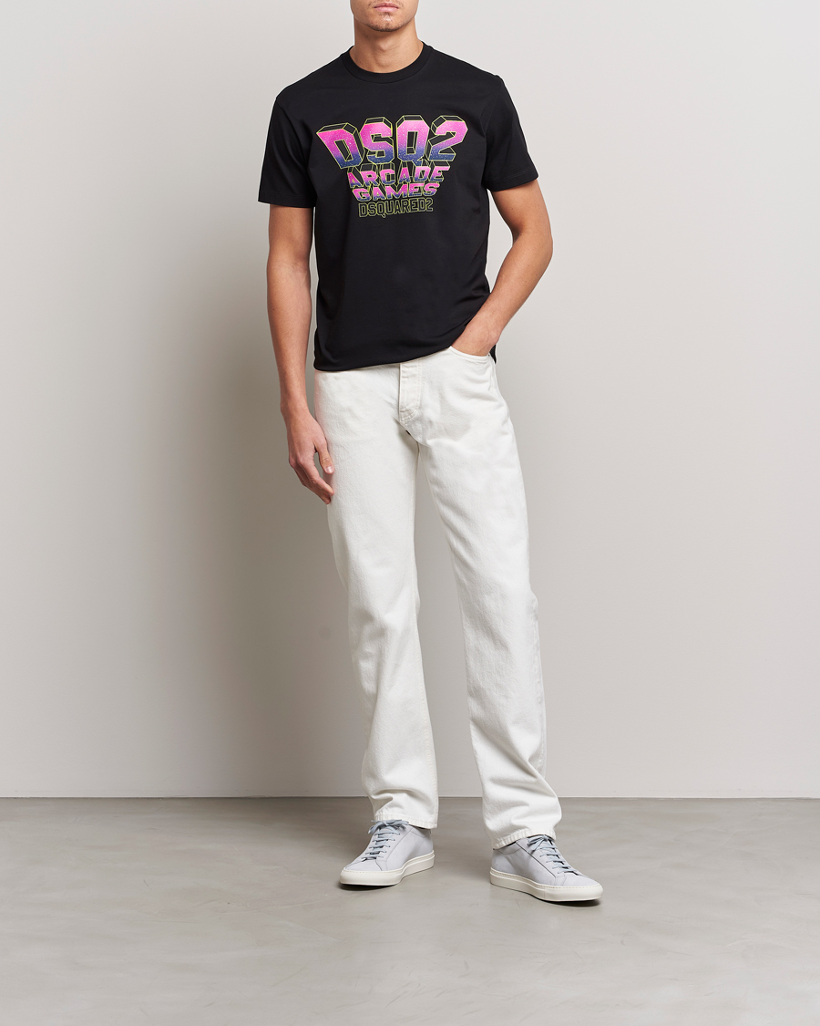Mies | T-paidat | Dsquared2 | Cool Fit Logo Tee Black
