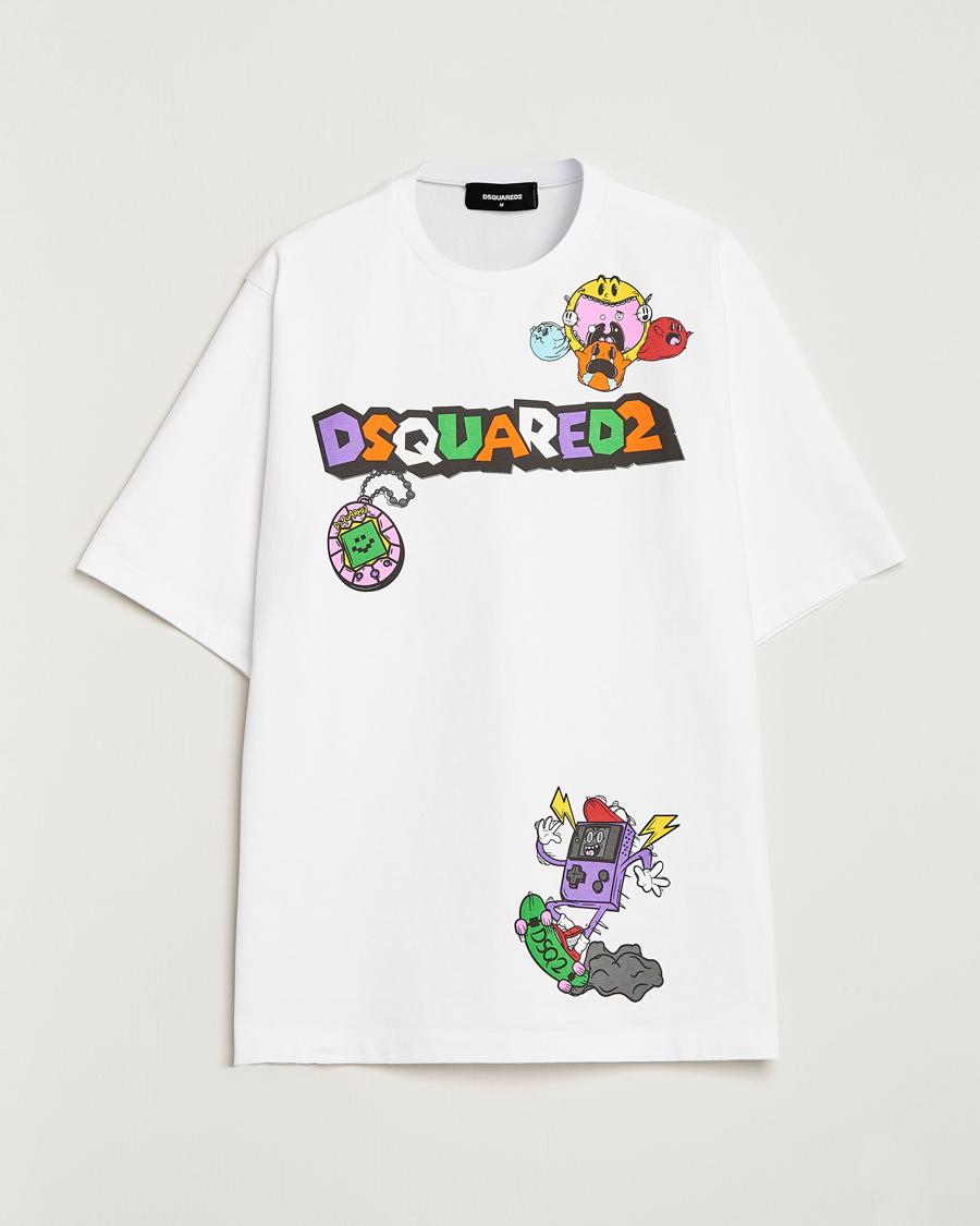 Mies | T-paidat | Dsquared2 | Heavy Skater Tee White