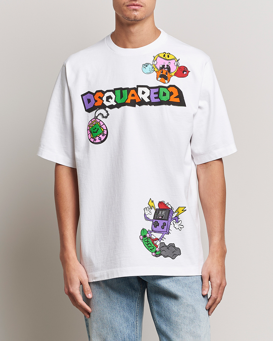 Mies |  | Dsquared2 | Heavy Skater Tee White