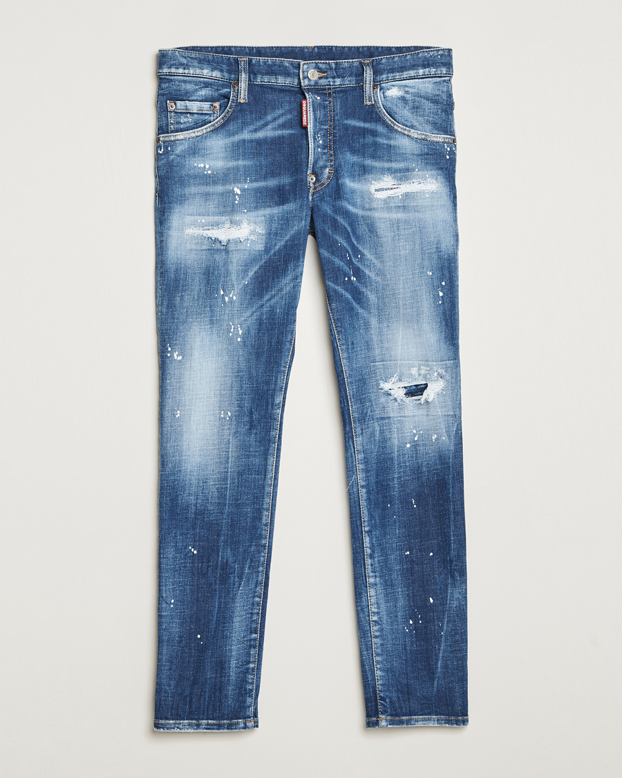 Mies | Farkut | Dsquared2 | Skater Jeans Light Blue Wash