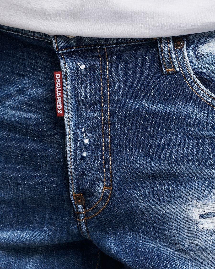 Mies | Farkut | Dsquared2 | Skater Jeans Light Blue Wash