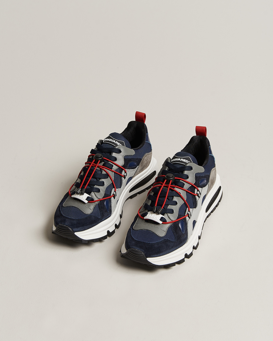 Mies | Dsquared2 DS2 Running Sneaker Blue/Grey | Dsquared2 | DS2 Running Sneaker Blue/Grey