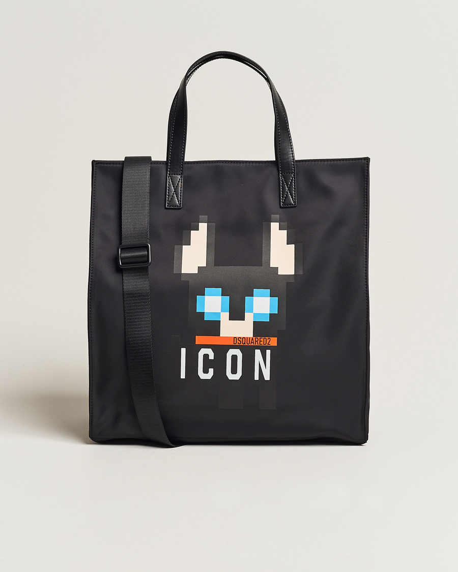 Mies |  | Dsquared2 | Icon Mascotte Tote Bag Black