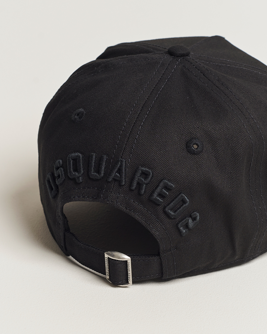 Mies | Dsquared2 Icon Baseball Cap Black/Black | Dsquared2 | Icon Baseball Cap Black/Black