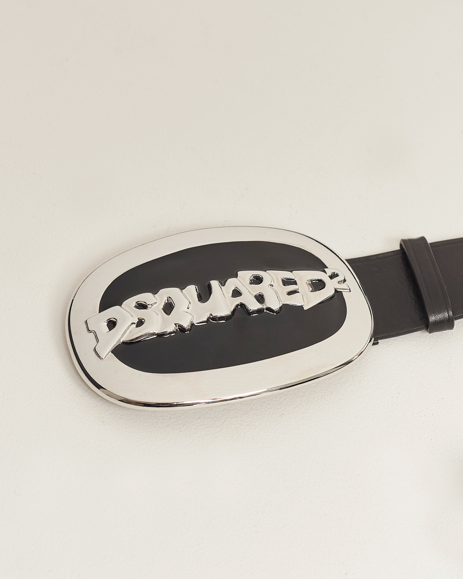Mies | Dsquared2 Vintage Plaque Belt Black | Dsquared2 | Vintage Plaque Belt Black