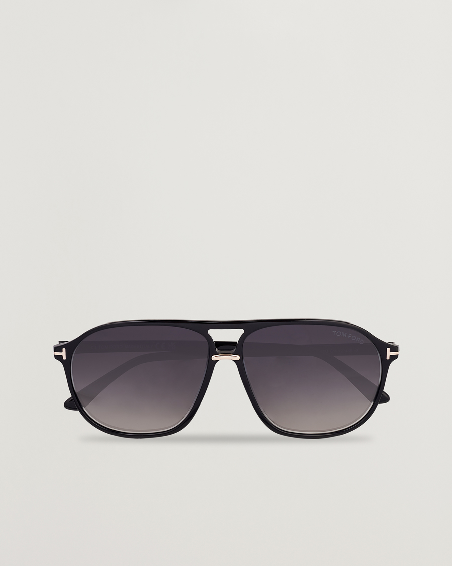 Mies | Aurinkolasit | Tom Ford | Bruce Sunglasses Shiny Black/Gradient Smoke