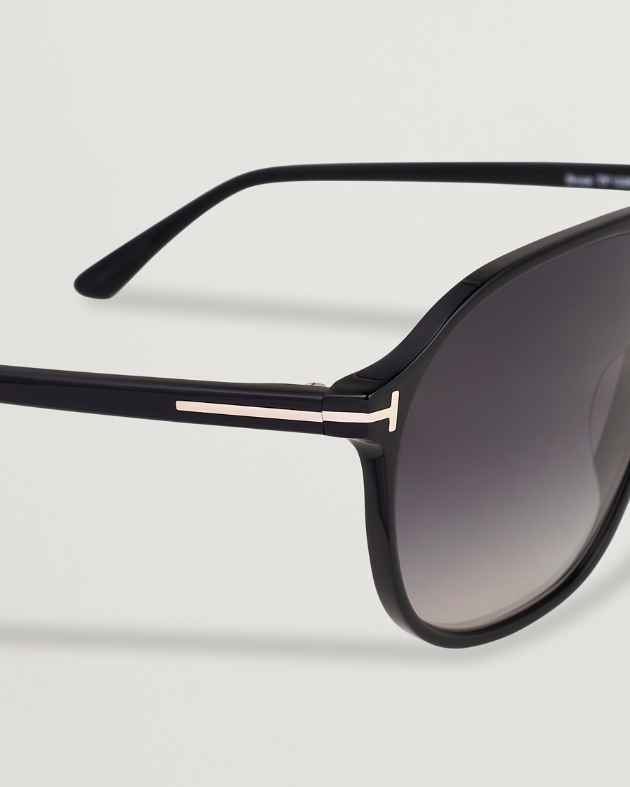 Mies | Aurinkolasit | Tom Ford | Bruce Sunglasses Shiny Black/Gradient Smoke