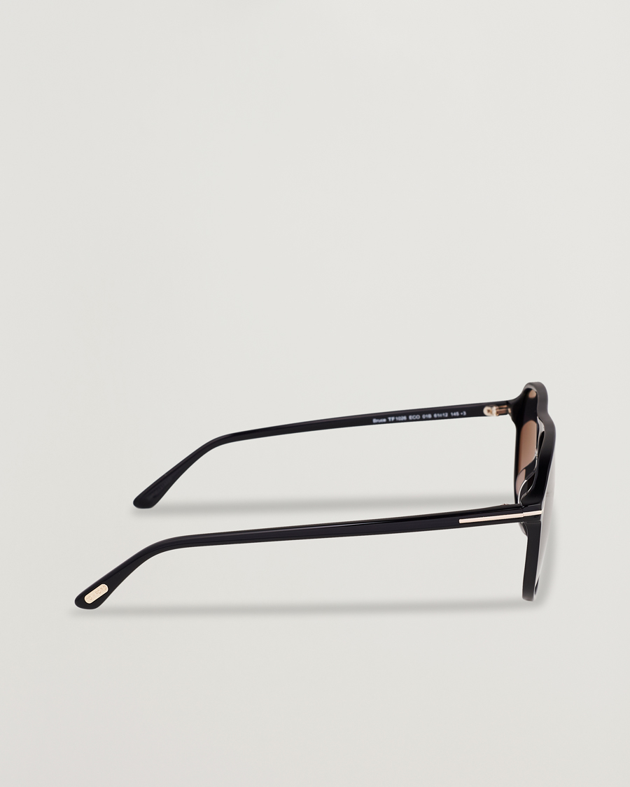 Mies | Aurinkolasit | Tom Ford | Bruce Sunglasses Shiny Black/Gradient Smoke