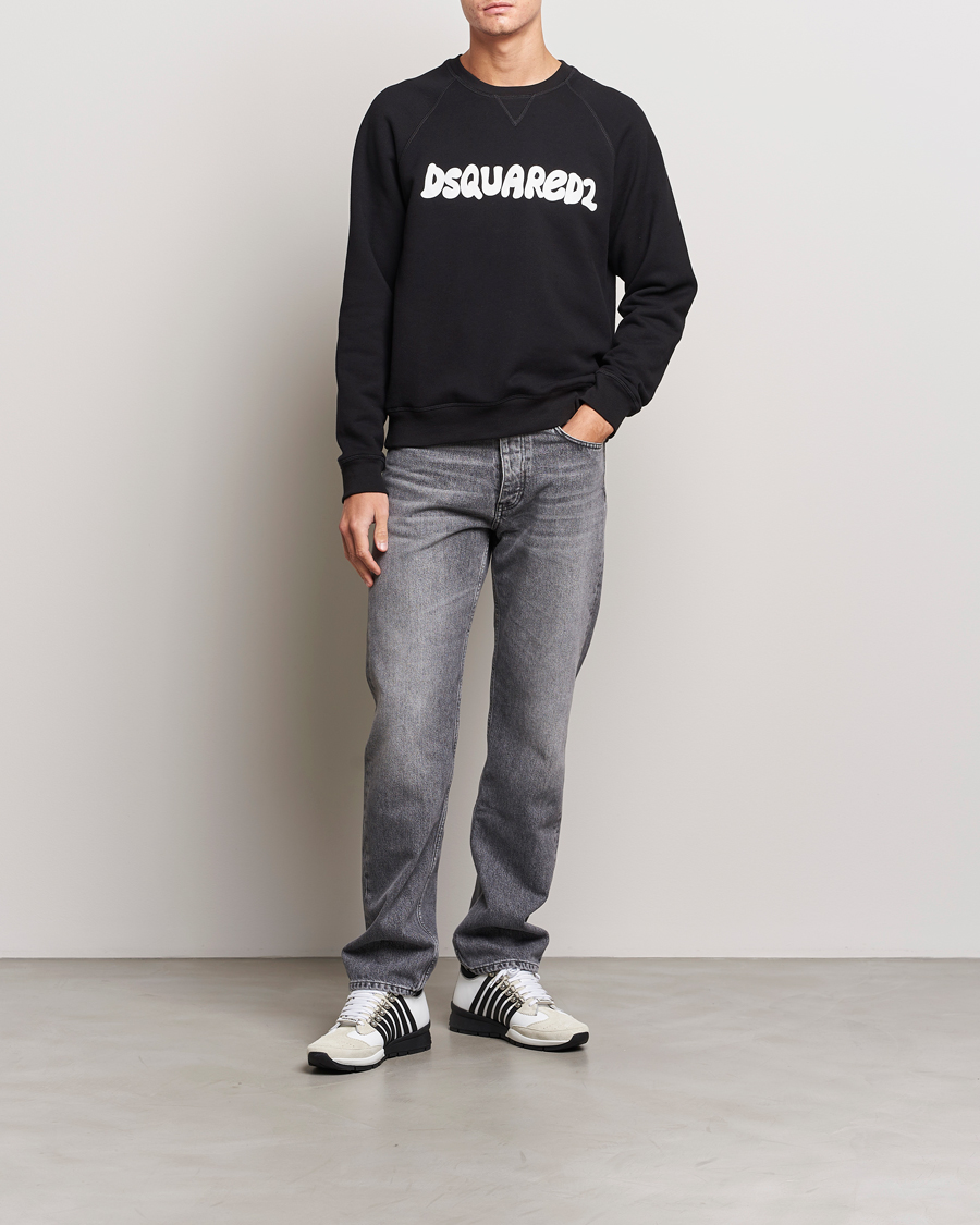 Mies | Puserot | Dsquared2 | Cool Fit Crew Neck Sweatshirt Black