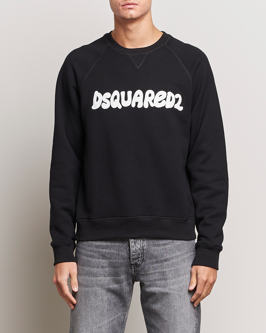 Mies |  | Dsquared2 | Cool Fit Crew Neck Sweatshirt Black
