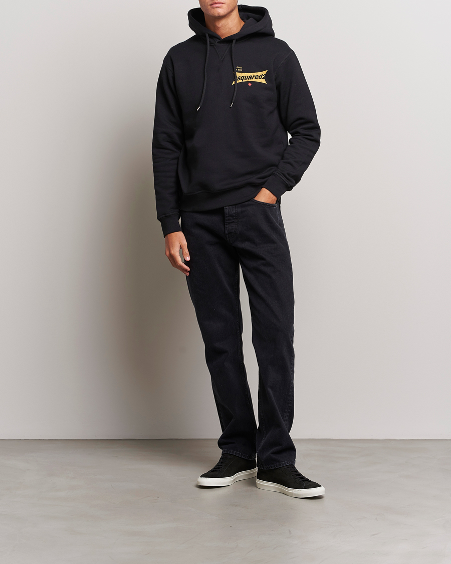 Mies | Puserot | Dsquared2 | Cool Fit Logo Hoodie Black