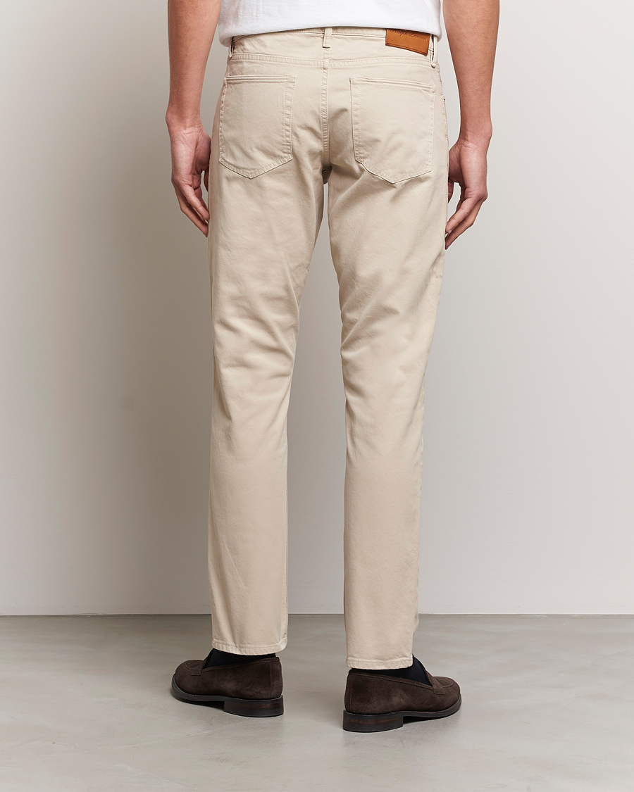 Mies | Housut | Ralph Lauren Purple Label | Slim Fit 5-Pocket Pants Sand