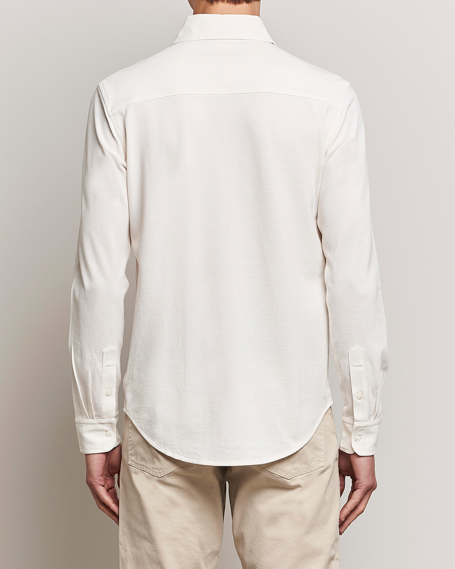 Mies | Kauluspaidat | Ralph Lauren Purple Label | Washed Cotton Pique Shirt Cream