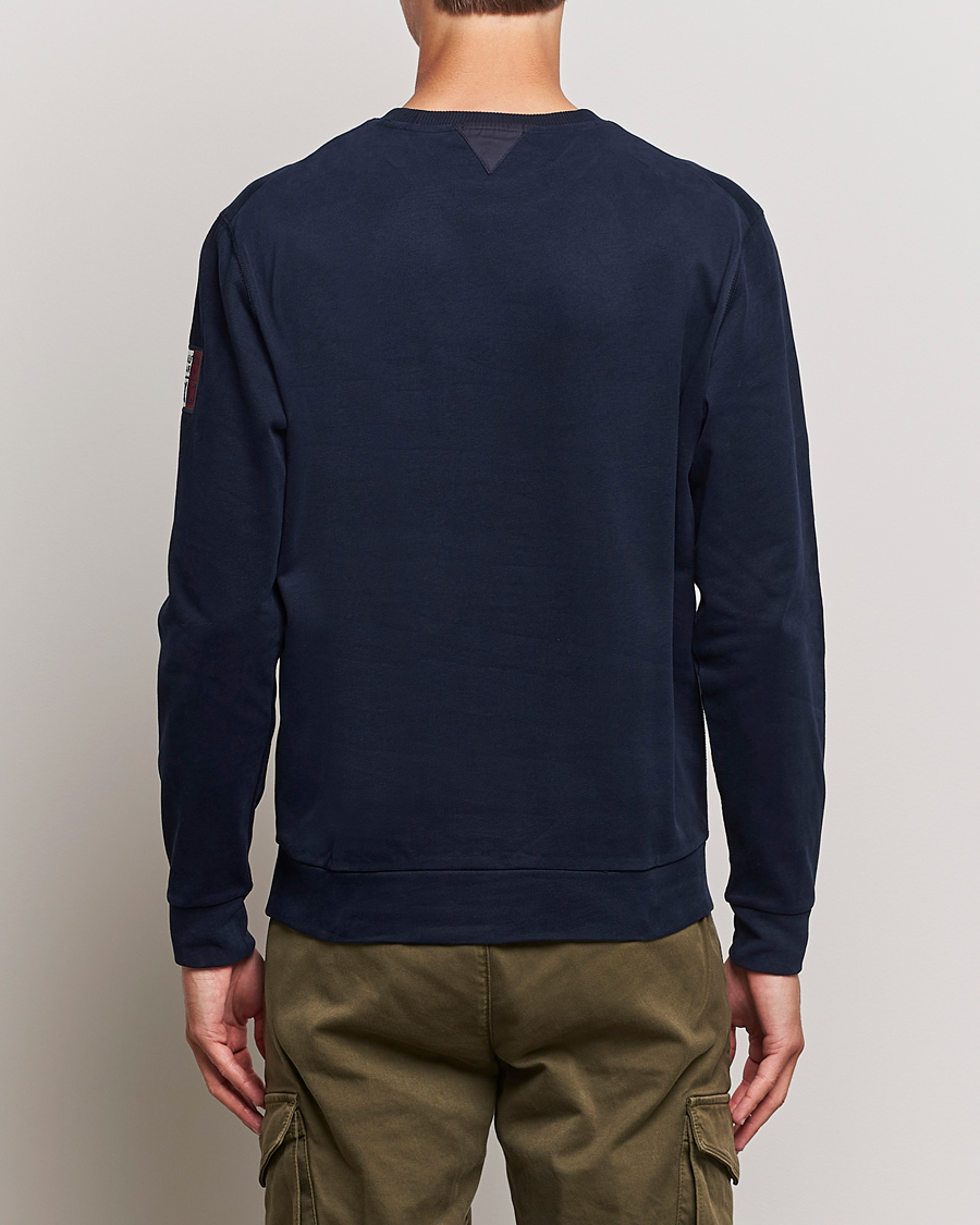Mies | Puserot | Aeronautica Militare | Felpa Cotton Pocket Sweatshirt Dark Blue