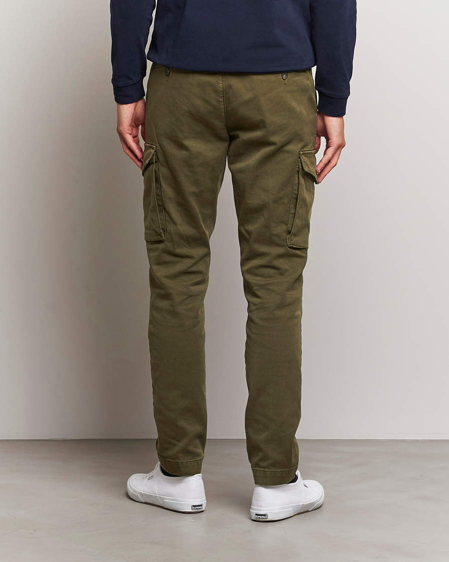 Mies | Housut | Aeronautica Militare | Cotton Cargo Pants Off Green