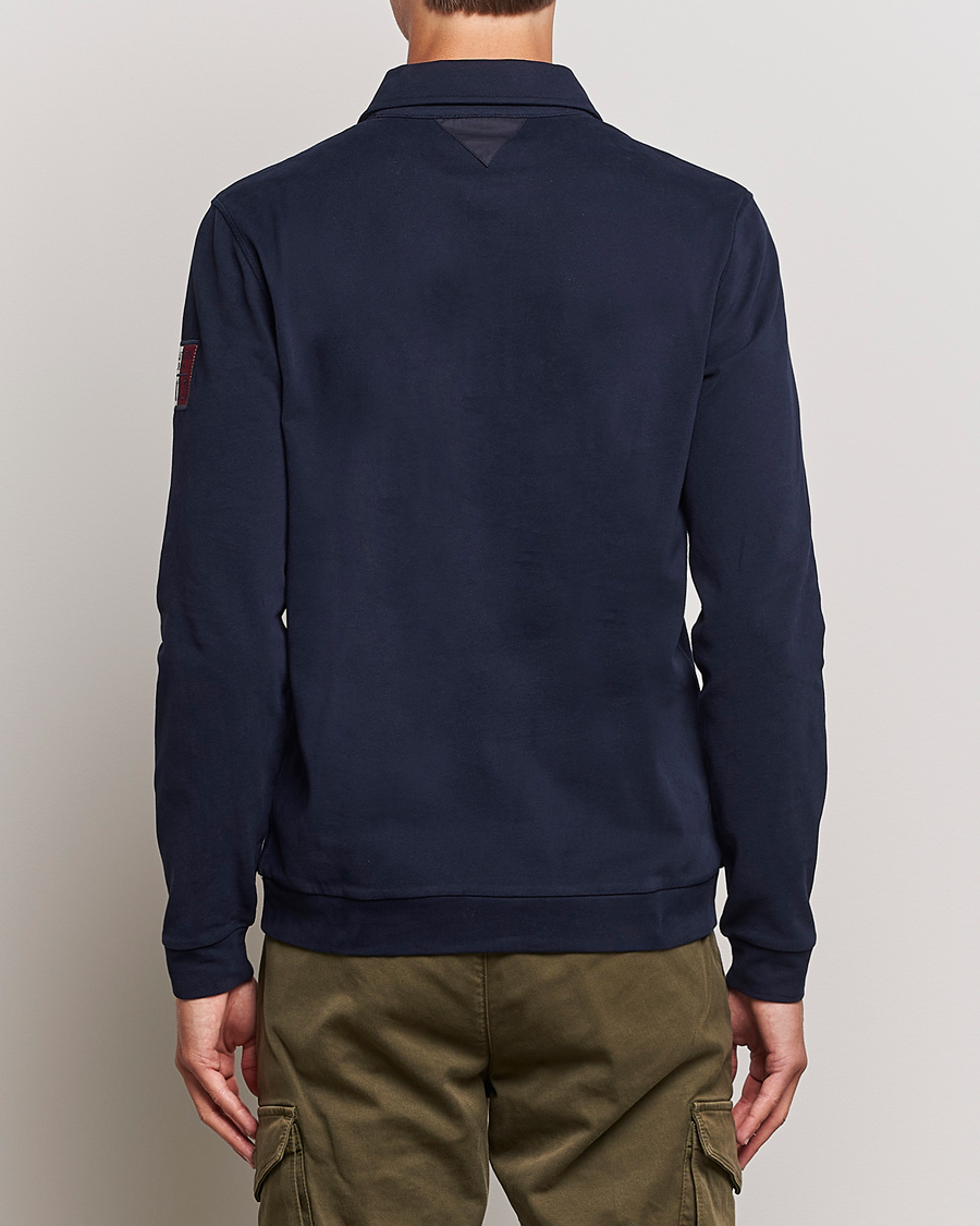 Mies | Puserot | Aeronautica Militare | PO1707 Long Sleeve Polo Dark Blue