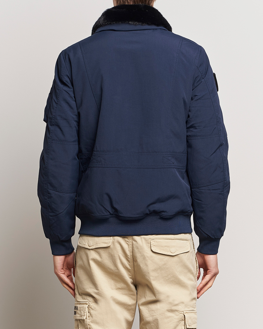 Mies | Takit | Aeronautica Militare | Padded Pilot Bomber Jacket Dark Blue