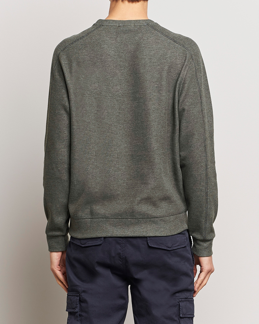 Mies | Puserot | Aeronautica Militare | Felpa Cotton Sweatshirt Olive Green