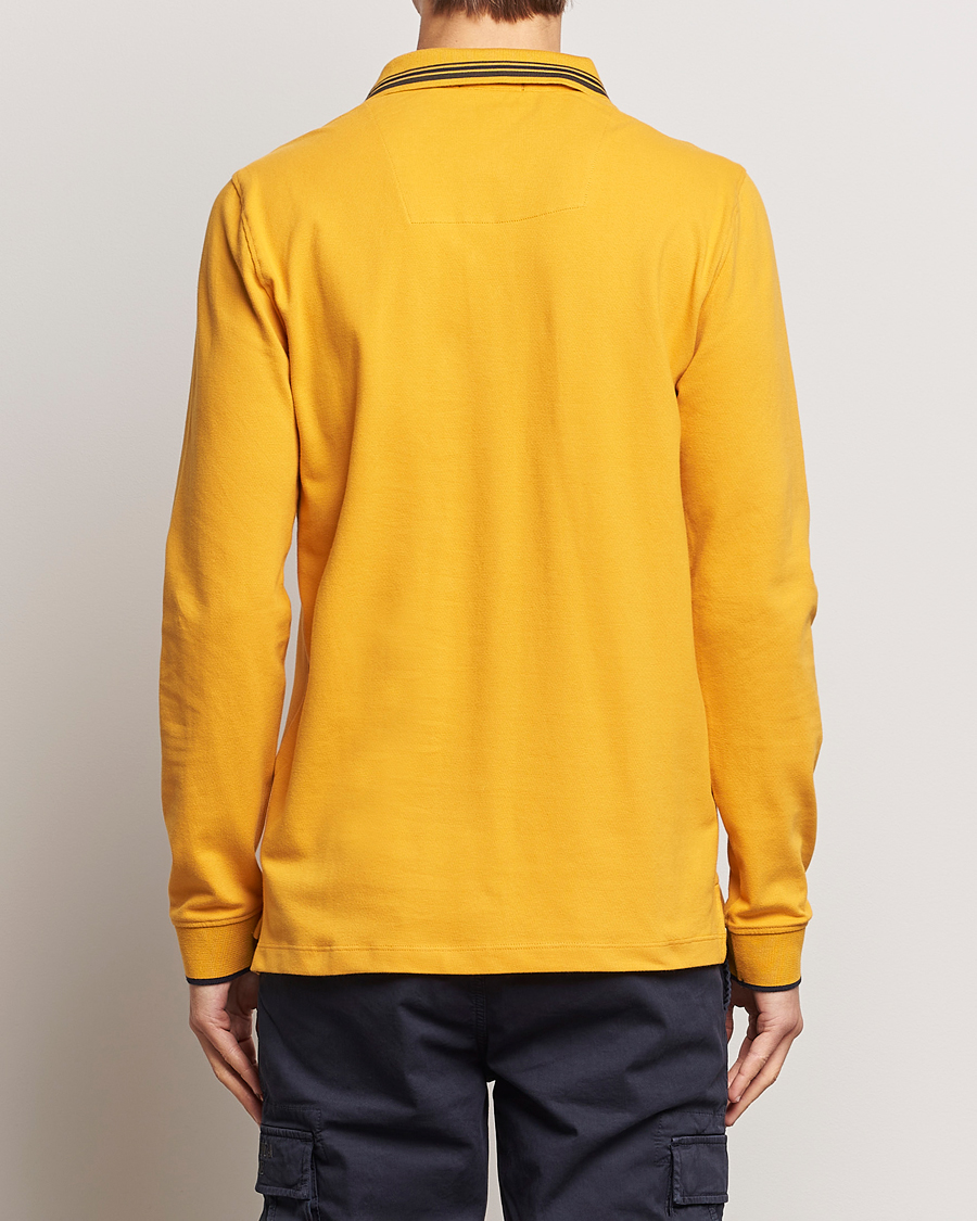 Mies | Puserot | Aeronautica Militare | Long Sleeve Polo Dark Yellow