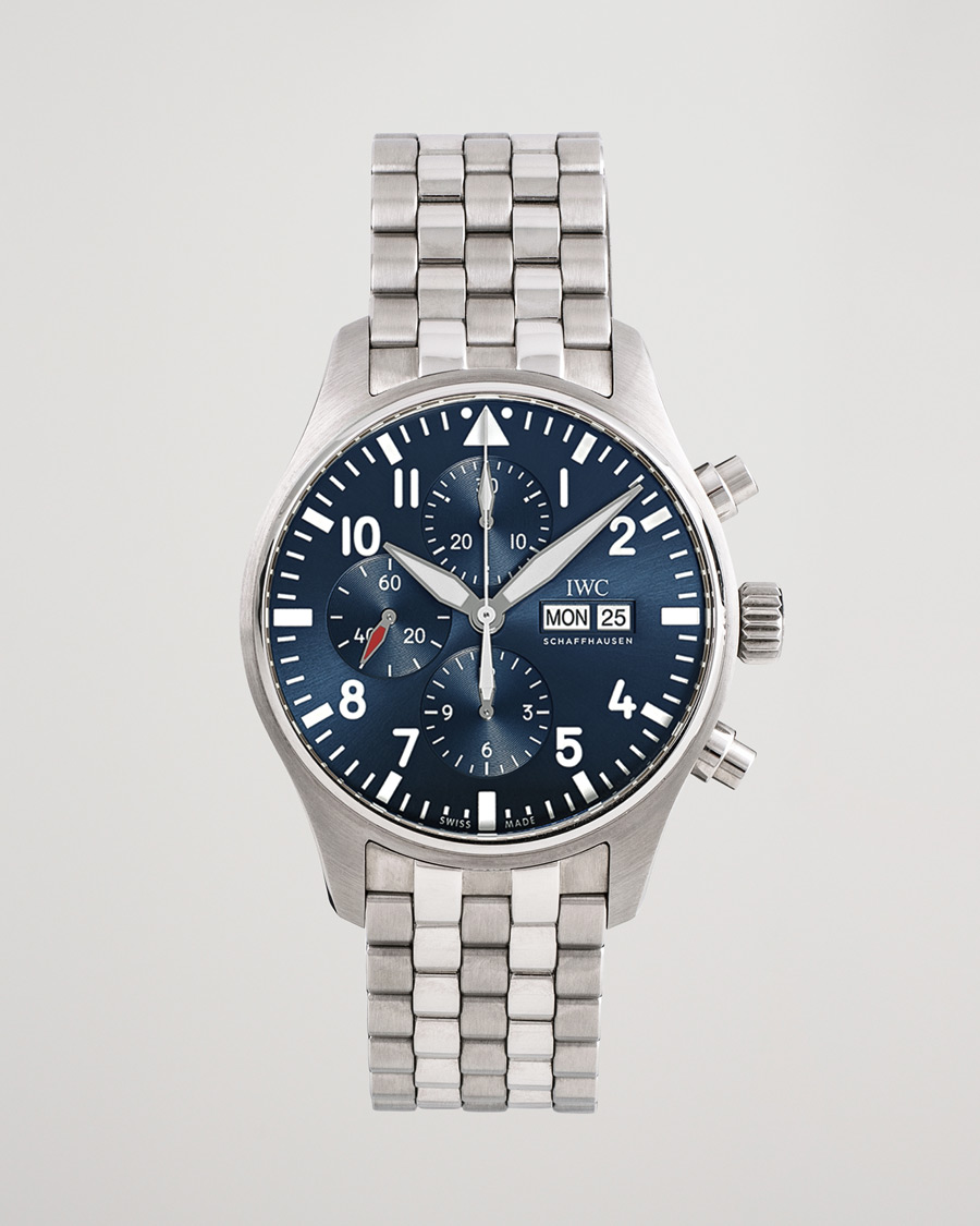 Mies | IWC Pre-Owned Le petit Steel IW3777-17 Blue | IWC Pre-Owned | Le petit Steel IW3777-17 Blue