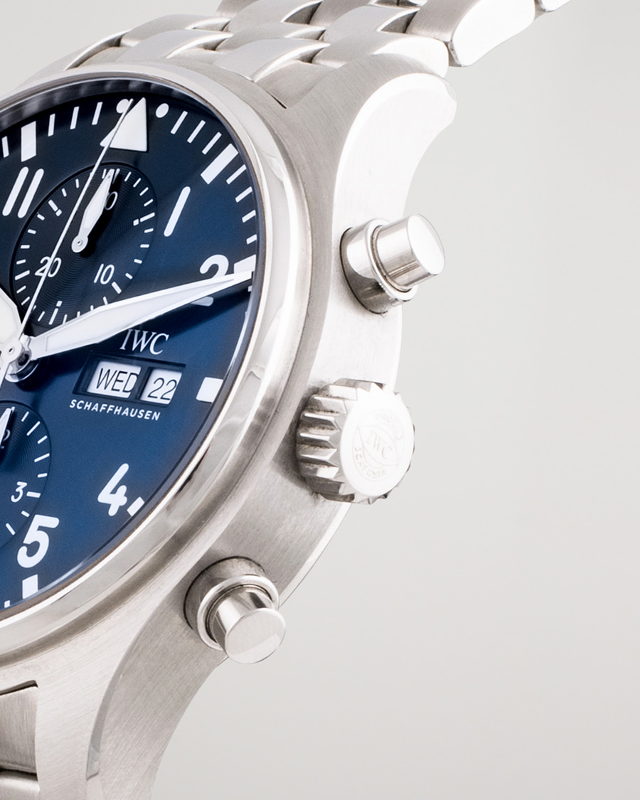 Mies | IWC Pre-Owned Le petit Steel IW3777-17 Blue | IWC Pre-Owned | Le petit Steel IW3777-17 Blue