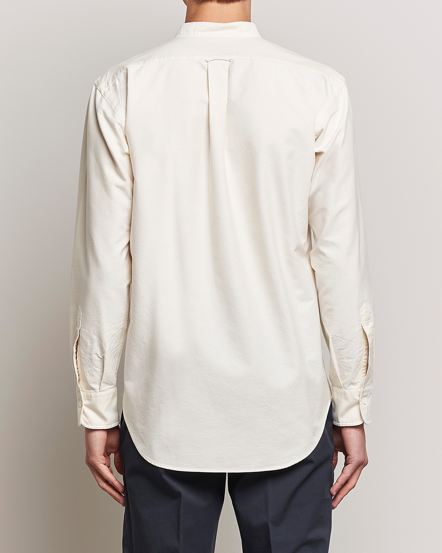 Mies | Kauluspaidat | Kamakura Shirts | Vintage Ivy Band Collar Shirt Beige