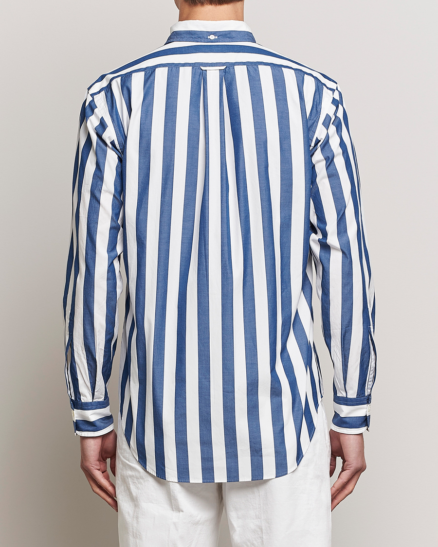 Mies | Kauluspaidat | Kamakura Shirts | Vintage Ivy Button Down Shirt Blue Stripe