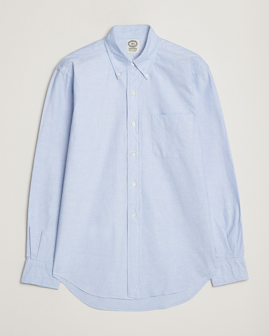Mies | Kauluspaidat | Kamakura Shirts | Vintage Ivy Oxford Button Down Shirt Light Blue