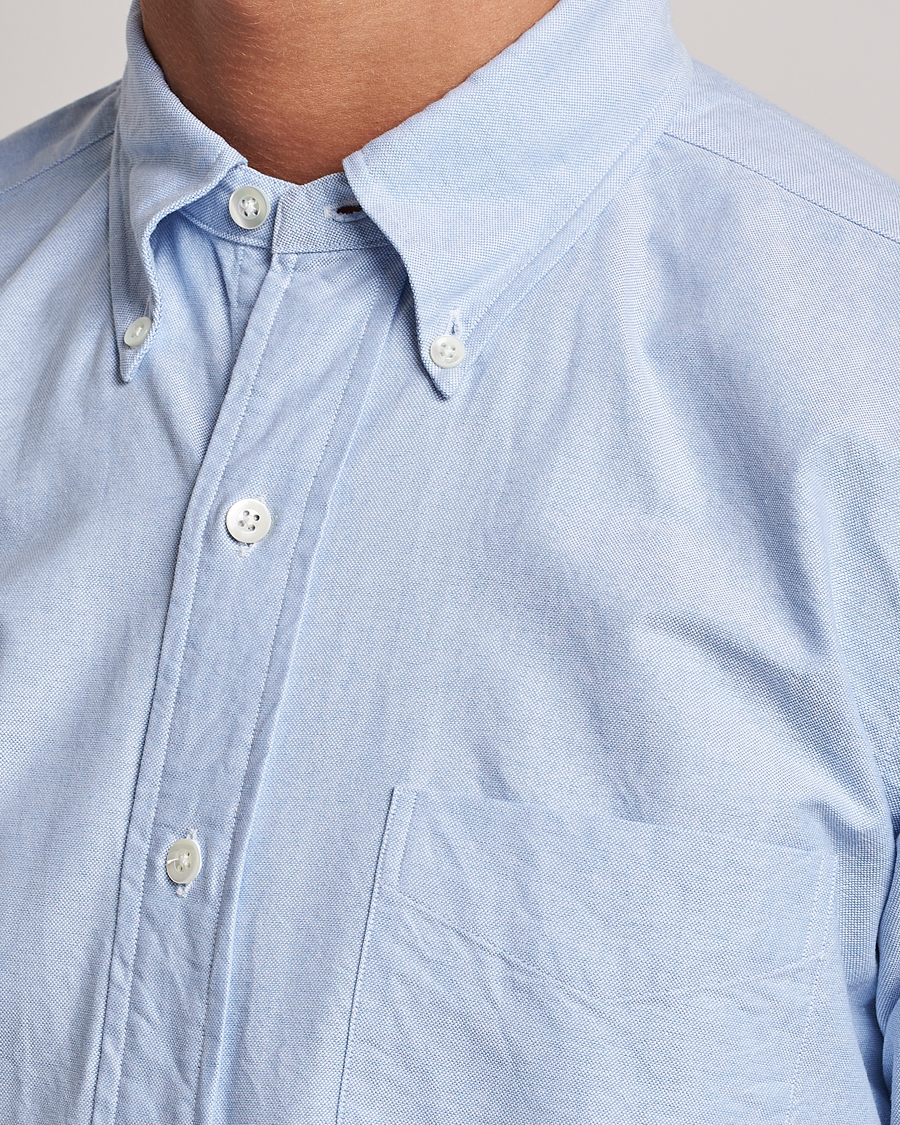 Mies | Kauluspaidat | Kamakura Shirts | Vintage Ivy Oxford Button Down Shirt Light Blue