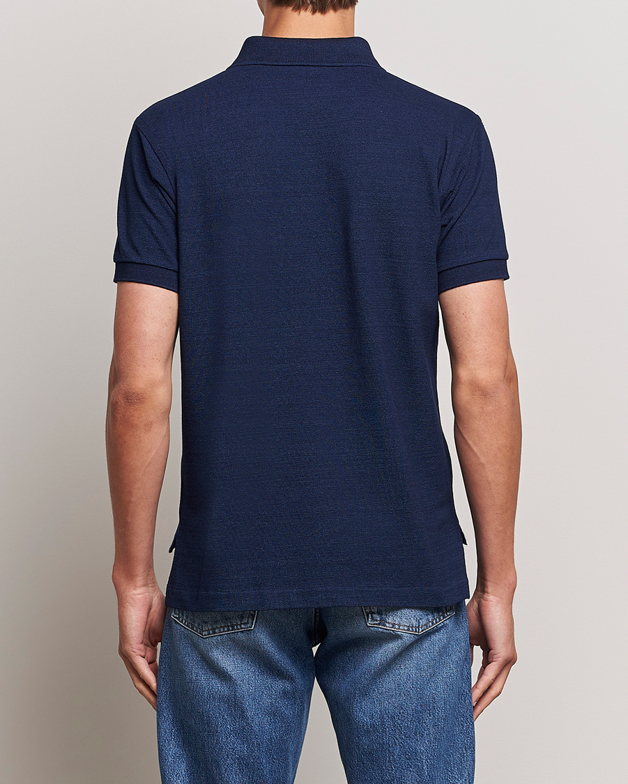 Mies | Pikeet | Kamakura Shirts | Vintage Ivy Short Sleeve Polo Navy