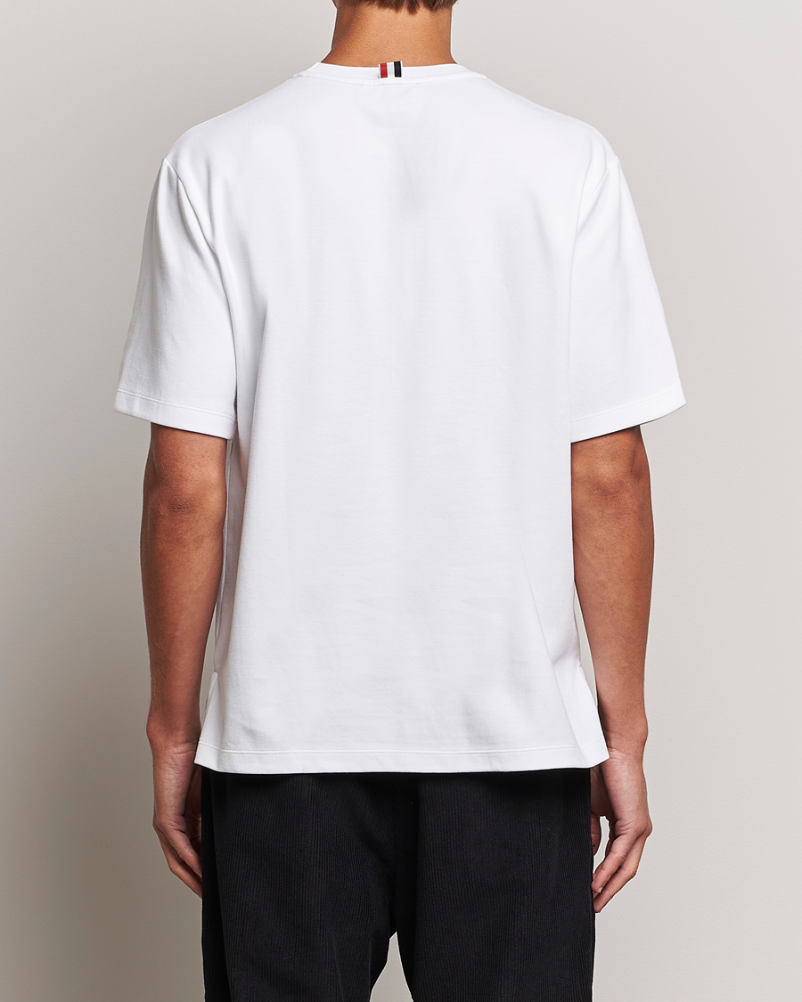 Mies | T-paidat | Thom Browne | Short Sleeve Pocket T-Shirt White