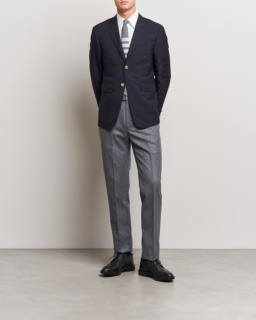 Mies | Pikkutakit | Thom Browne | Tonal 4 Bar Wool Blazer Navy