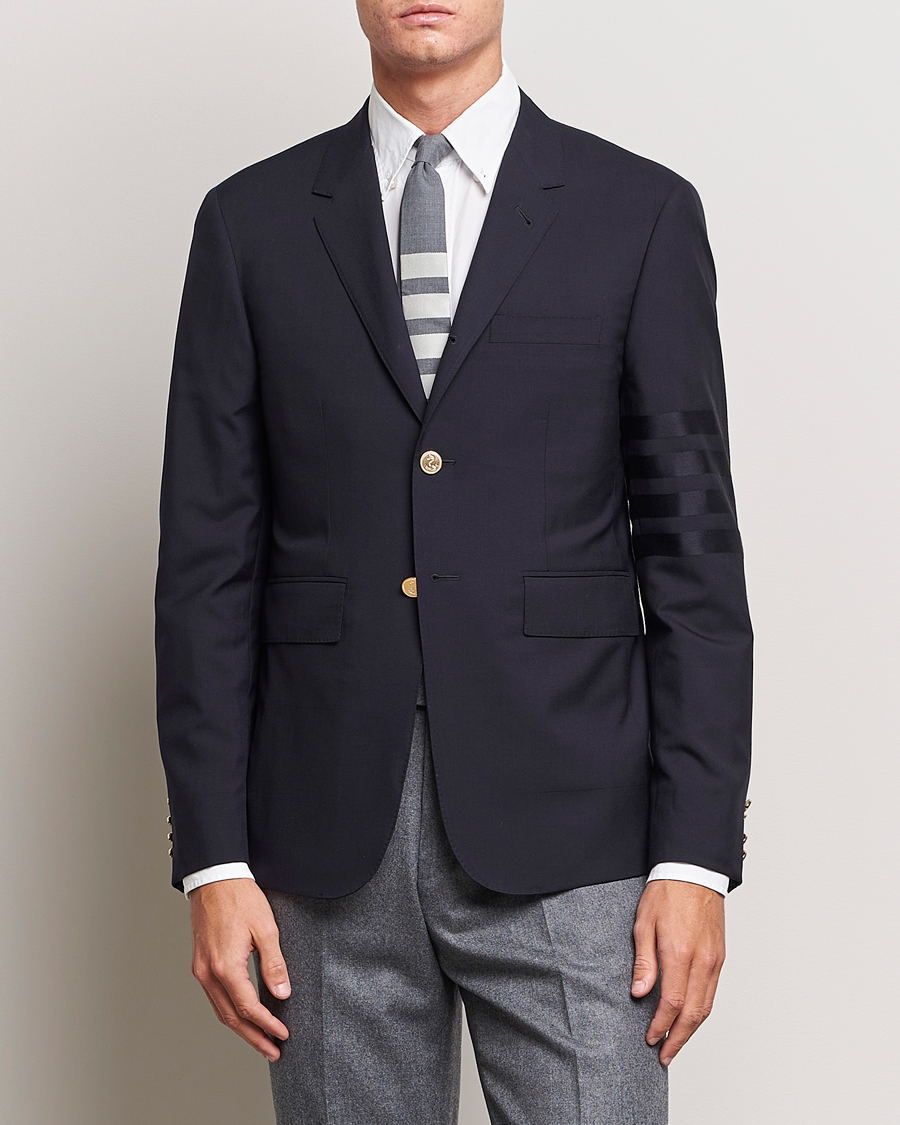 Mies | Pikkutakit | Thom Browne | Tonal 4 Bar Wool Blazer Navy