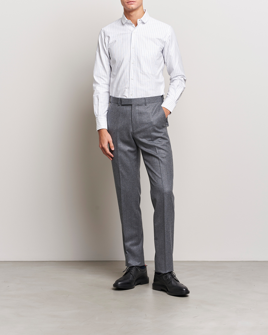 Mies | Kauluspaidat | Thom Browne | Oxford Pinstripe Shirt Light Blue