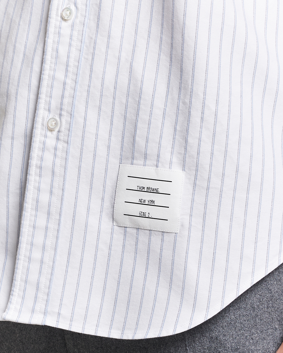 Mies | Kauluspaidat | Thom Browne | Oxford Pinstripe Shirt Light Blue