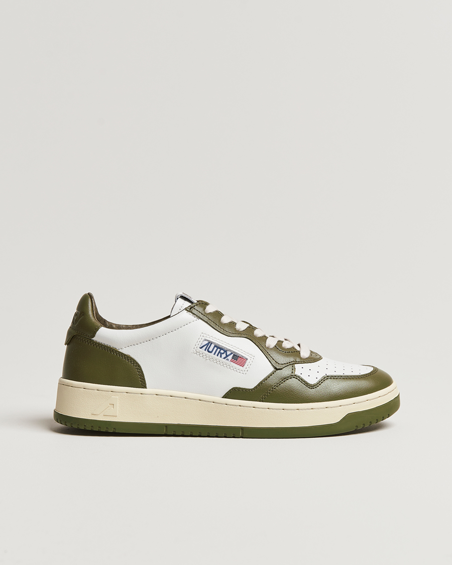 Mies | Tennarit | Autry | Medalist Low Bicolor Leather Sneaker Military Olive