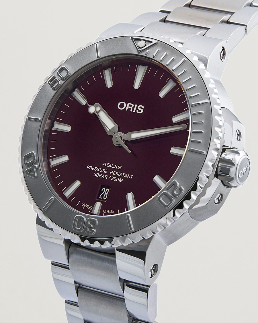 Mies | Oris Aquis Date 41,5mm Cherry | Oris | Aquis Date 41,5mm Cherry