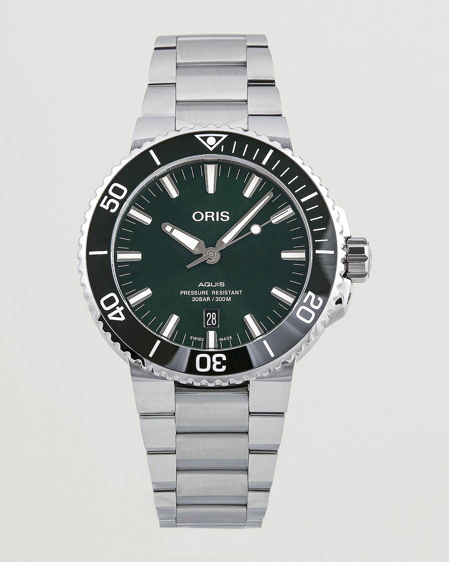 Mies | Oris Aquis Date 41,5mm Green | Oris | Aquis Date 41,5mm Green