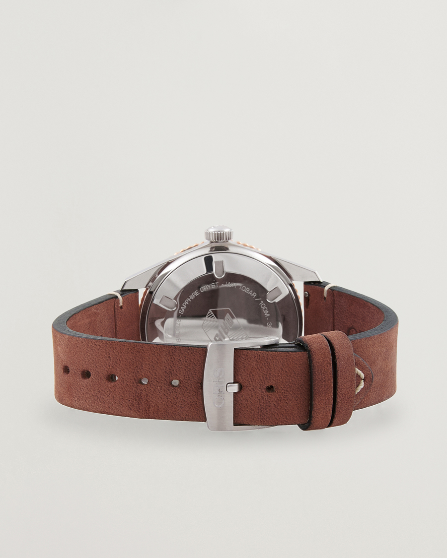 Mies | Oris Divers Sixty-Five 40mm Leather Bracelet Brown | Oris | Divers Sixty-Five 40mm Leather Bracelet Brown
