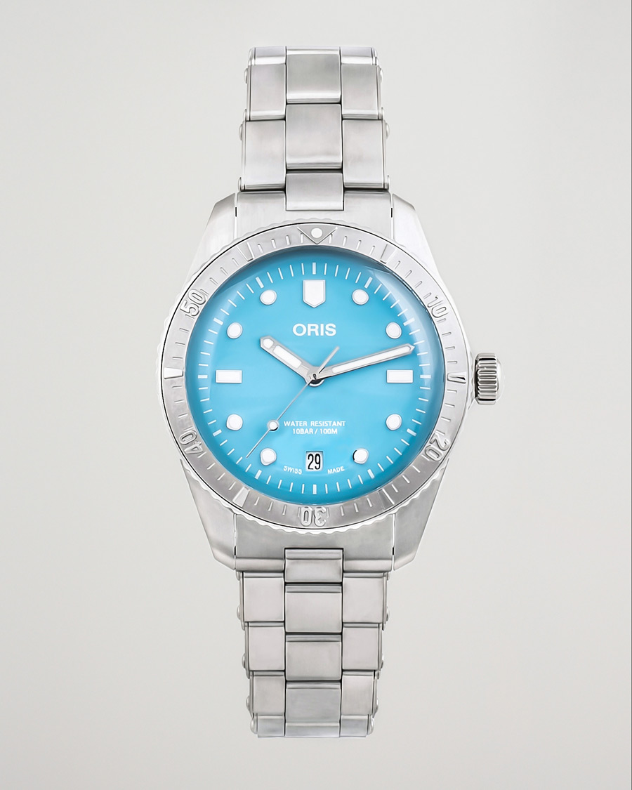Mies | Oris Divers Sixty-Five 38,5mm Cotton Candy Blue | Oris | Divers Sixty-Five 38,5mm Cotton Candy Blue