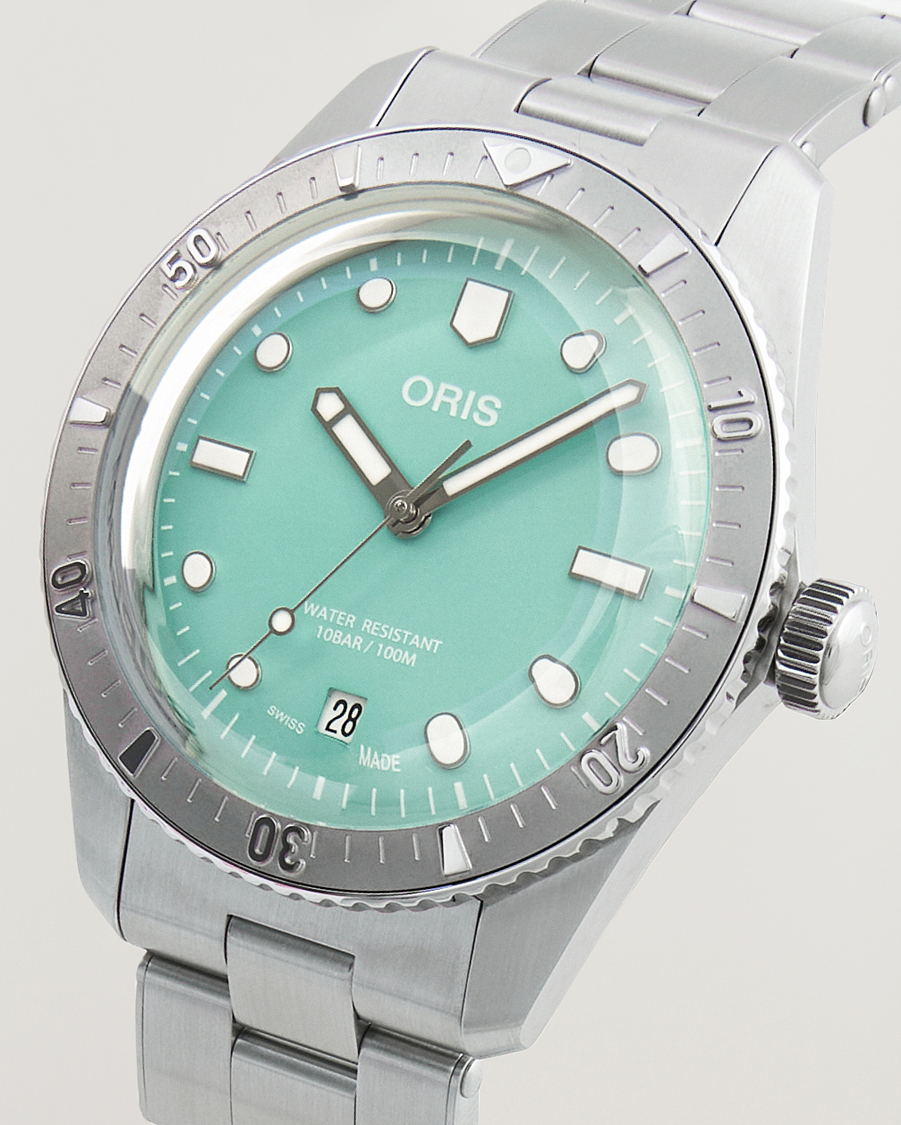 Mies | Oris Divers Sixty-Five 38,5mm Cotton Candy Light Green | Oris | Divers Sixty-Five 38,5mm Cotton Candy Light Green