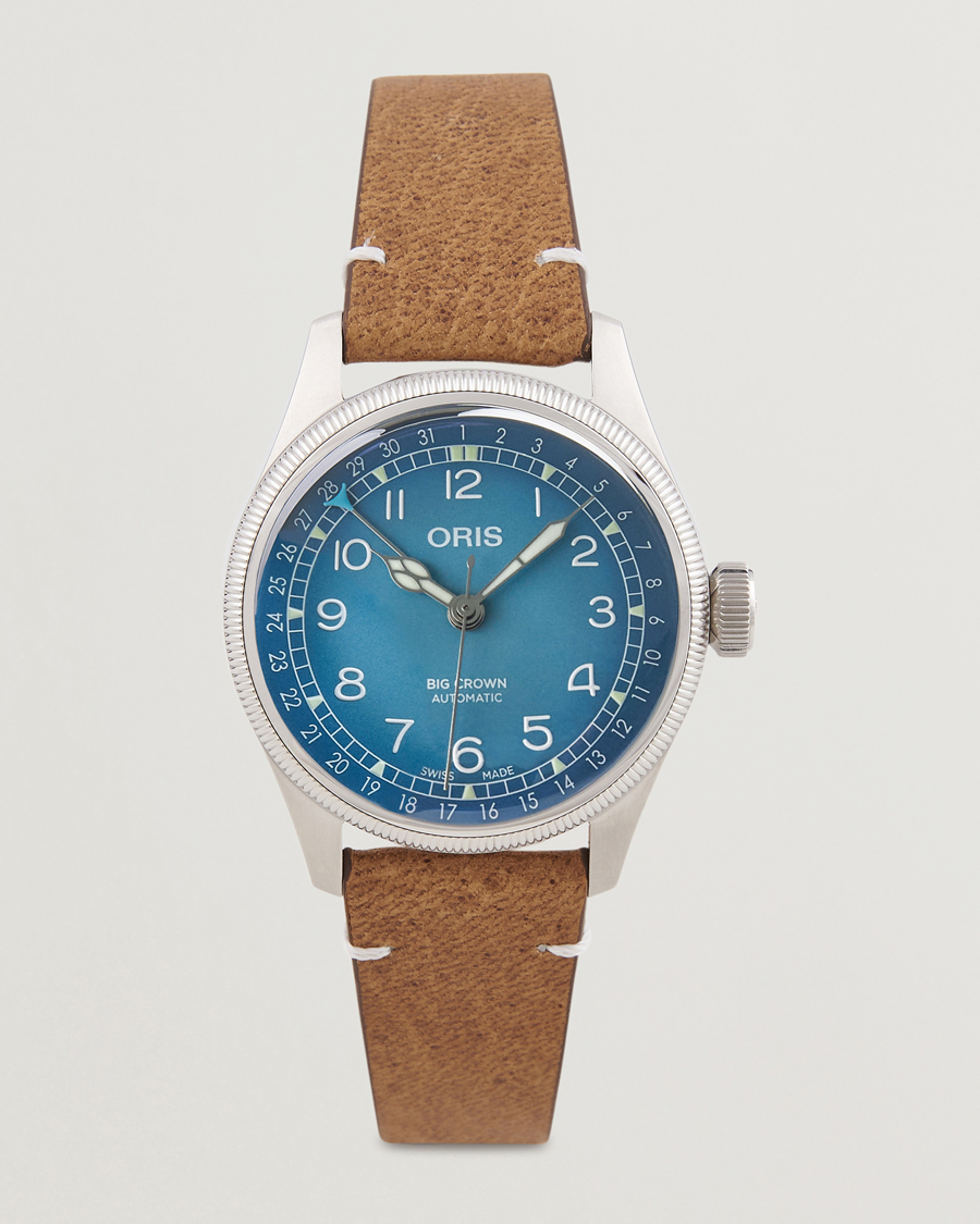 Mies | Oris Big Crown Pointer Date 38mm Blue | Oris | Big Crown Pointer Date 38mm Blue
